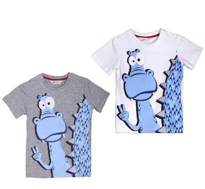 H*hm男童純棉短袖T恤 舒適、簡約的夏日必備單品