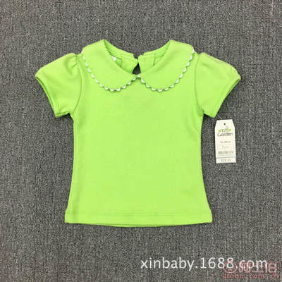 純棉呵護，童趣盎然 金寶童裝批發(fā)YiYiGarden女童短袖T恤解析